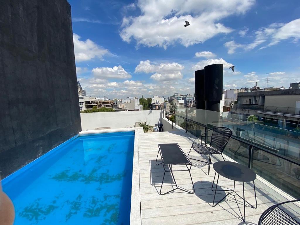 Palermo Oasis Luminoso: Departamento De Con Vista Espectacular, De Lujo, Totalmente Equipado Y Confortable Appartement